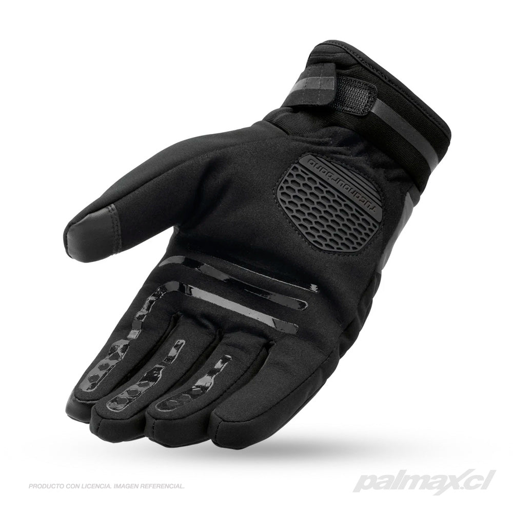 Guantes de invierno para moto de calle modelo TURBO HYDROSCUD® black | T.UR